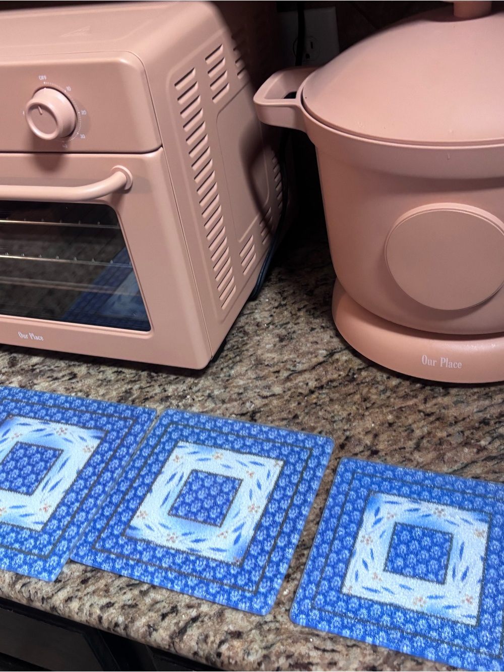 3 piece vintage  old world trivets